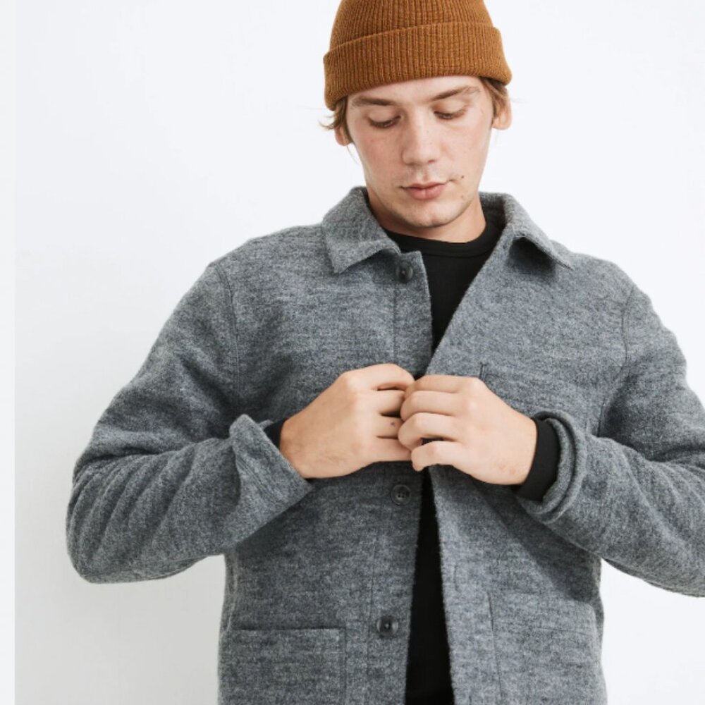 Madewell Boiled Wool Chore Coat